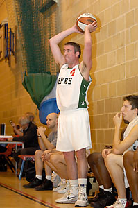 Coach McCusker looks to inbound the ball.